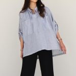 تونیک طوسی وال لینن