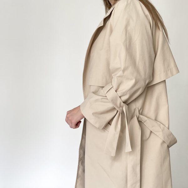 بارونی گاباردین کرم - Image 4